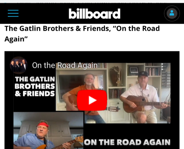 The Gatlin Brothers & Friends, “On the Road Again” – Billboard