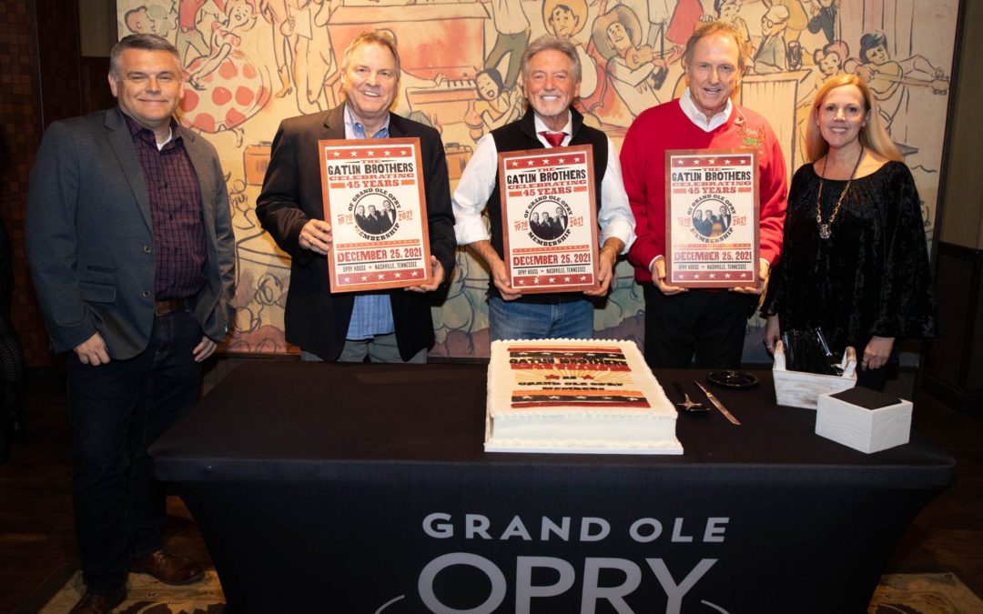 LARRY, STEVE & RUDY CELEBRATE 45 YEARS AS MEMBERS OF THE GRAND OLE OPRY